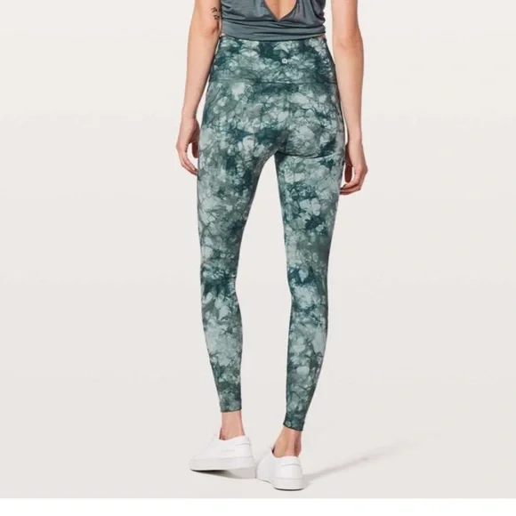Lululemon Wunder Under Hi-Rise Tight *Luxtreme 28" Misty Moss Sea Steel - Picture 2 of 13